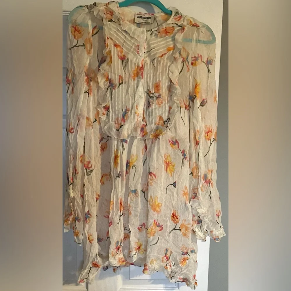 ✨RARE ZADIG & VOLTAIRE NWT RACKEL MINI DRESS— S - Picture 6 of 16